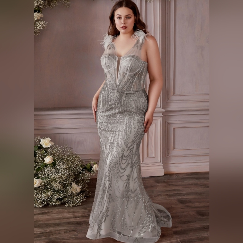 Plus size Formal evening prom pageant party gala dress